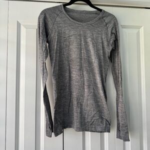 Lululemon Grey Longsleeve Swiftly Shirt